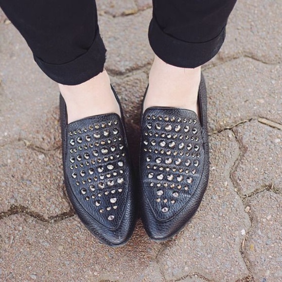 JustFab Shoes - JustFab Studded Loafers ❤️Host Pick❤️